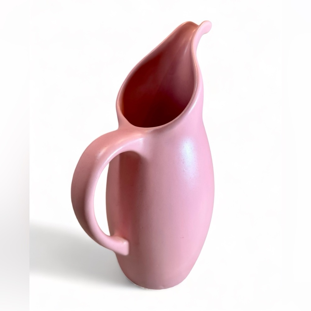 ROYAL HAEGER, Pitcher, Ewer 1940-50's Moderne Art Pottery, Ceramic Matte… - Picture 3 of 9